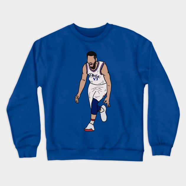 JJ Redick 3 Point Celebration Crewneck Sweatshirt by xavierjfong